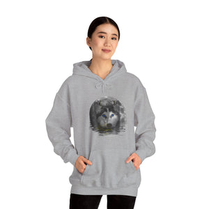Husky Moon Unisex Heavy Blend™ Hooded Sweatshirt