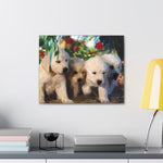 Golden Pups Canvas Gallery Wraps
