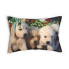 Golden Pups Spun Polyester Lumbar Pillow