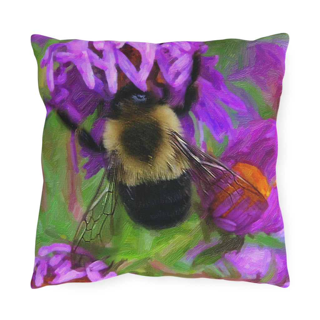 Bumble Bee Outdoor Pillows